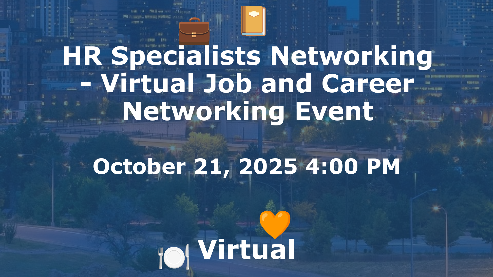 HR Specialists Networking - Virtual Job and Career Networking Event event image